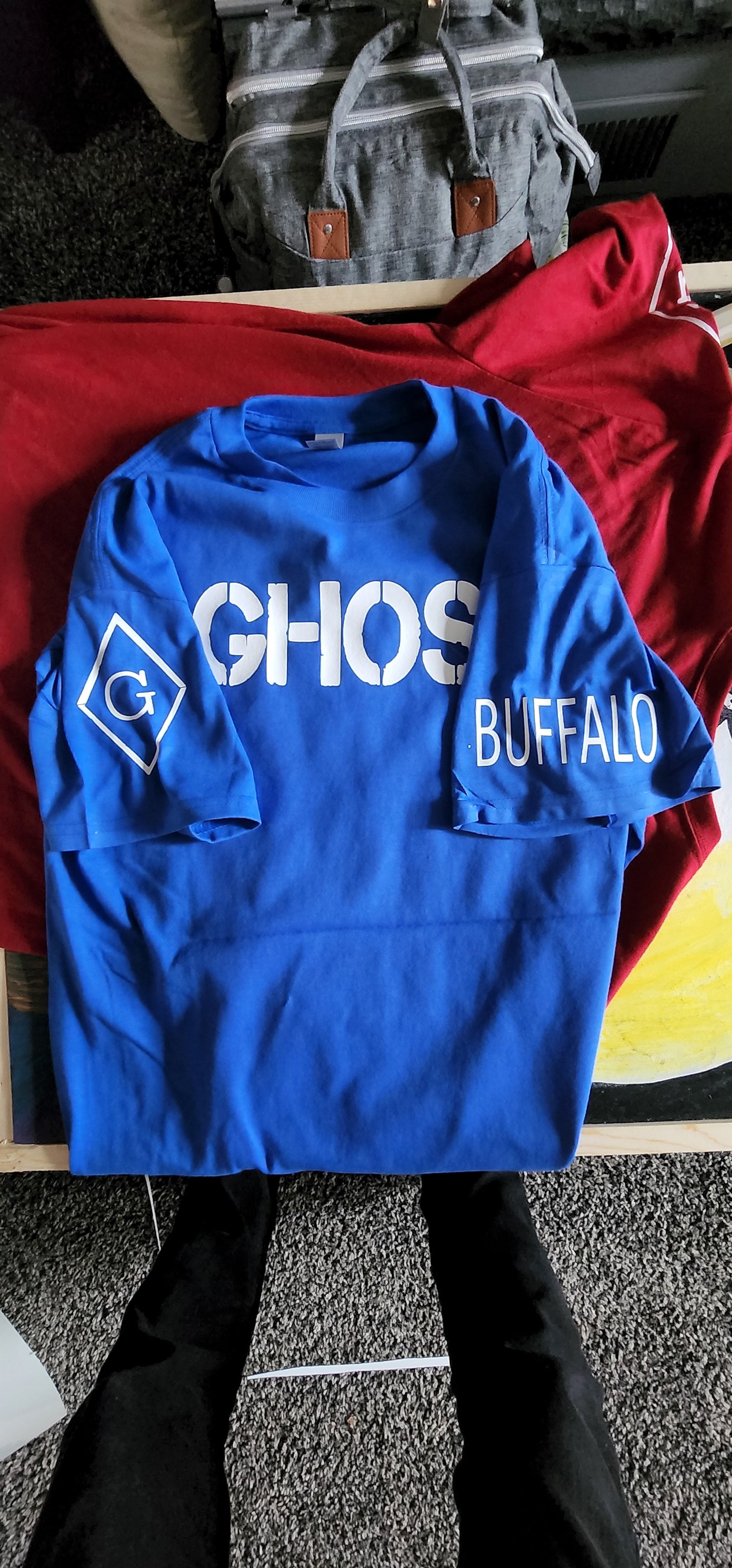 GHOST BLUE T_SHIRT