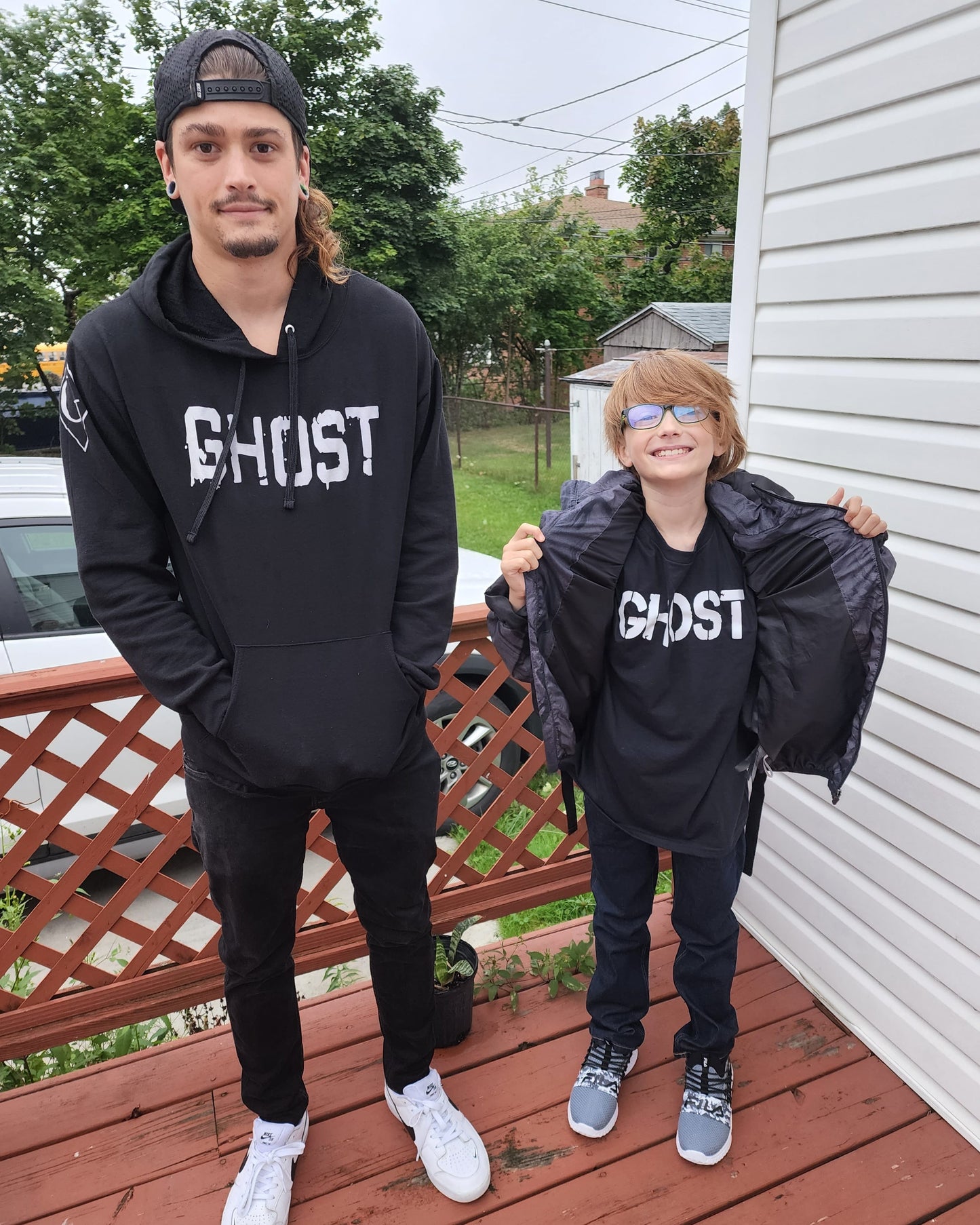GHOST PULL OVER HOODIE