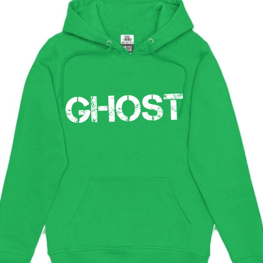 PULL OVER GREEN GHOST HOODIE