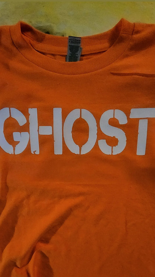 Orange ghost t-shirt